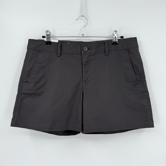 Eddie Bauer Women's Willit Stretch Legend Wash Shorts in Carbon 10 Petite - Picture 11 of 12